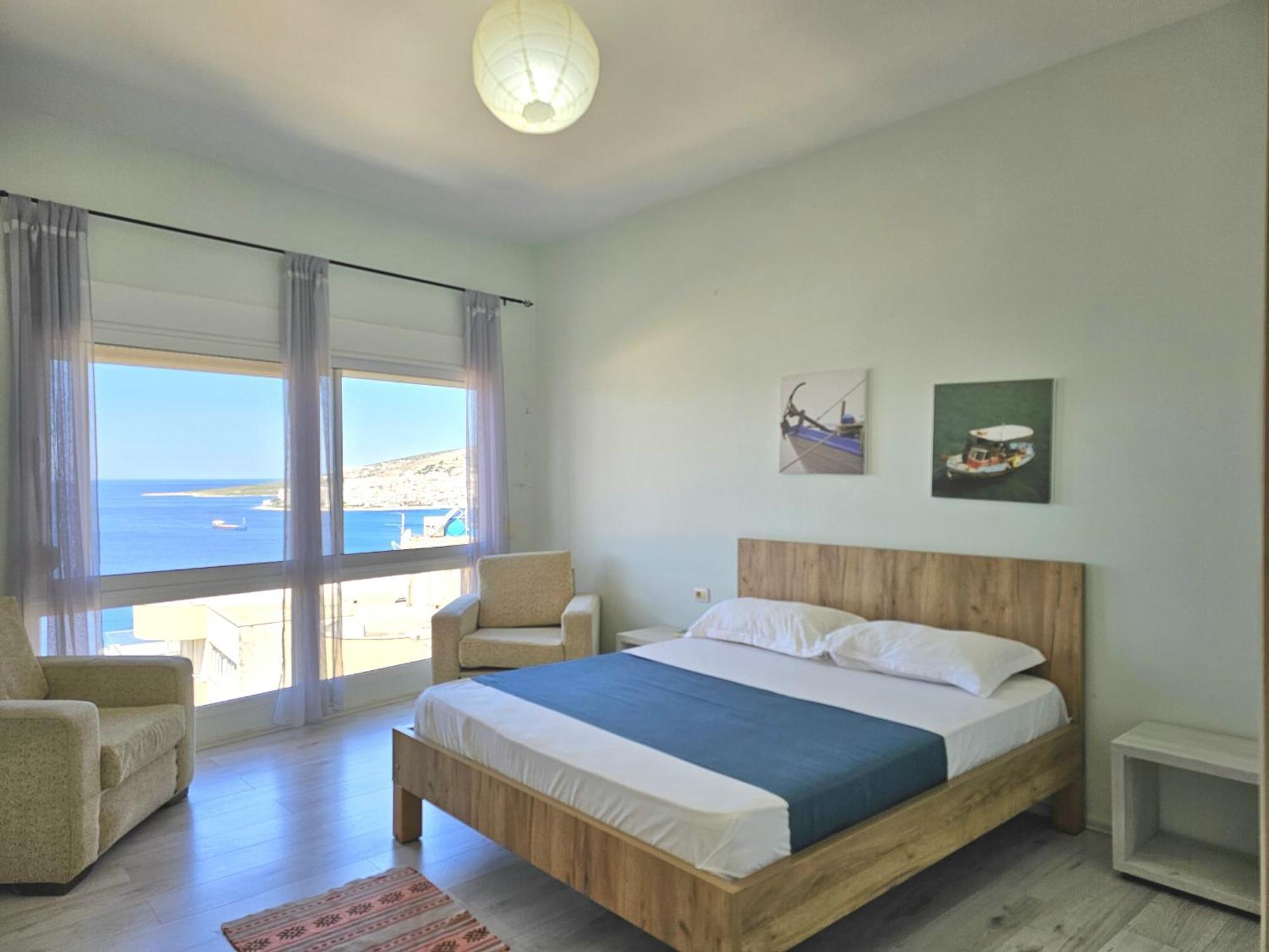 Ferienwohnung Sunset Penthouse Sarandë Exterior foto