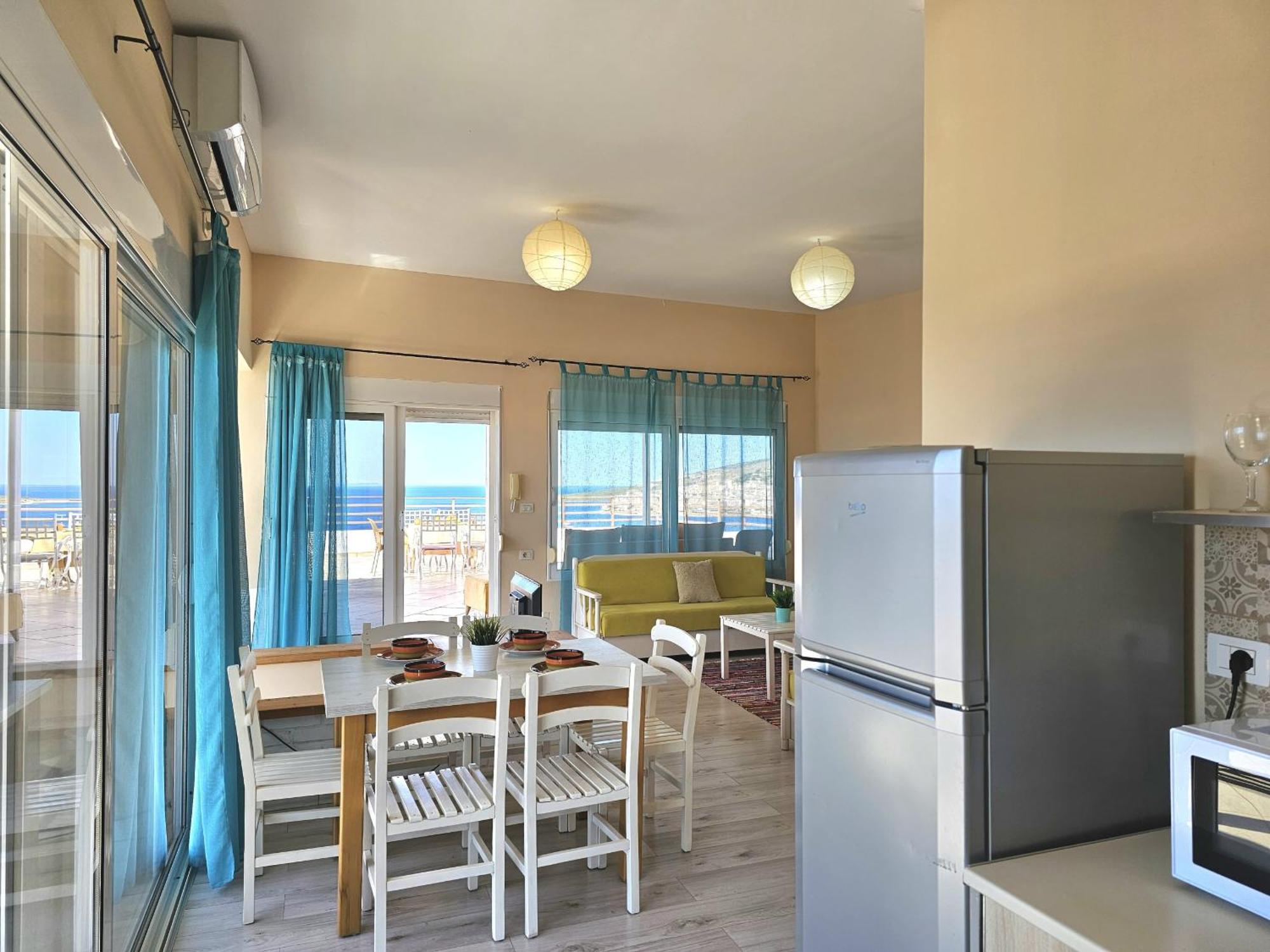 Ferienwohnung Sunset Penthouse Sarandë Exterior foto